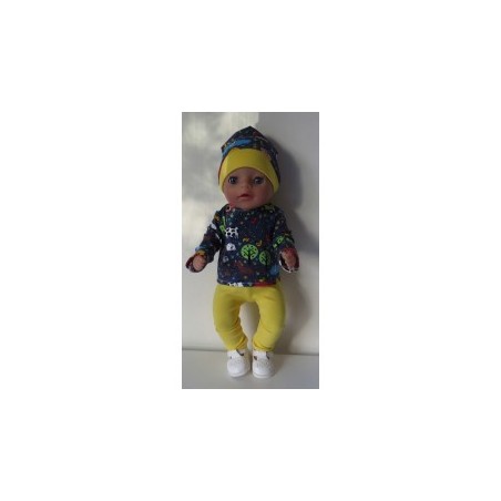 broek setje boerderij baby born little 36cm