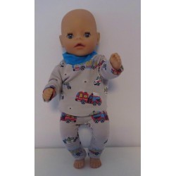 broek setje hulpdiensten baby born little 36cm
