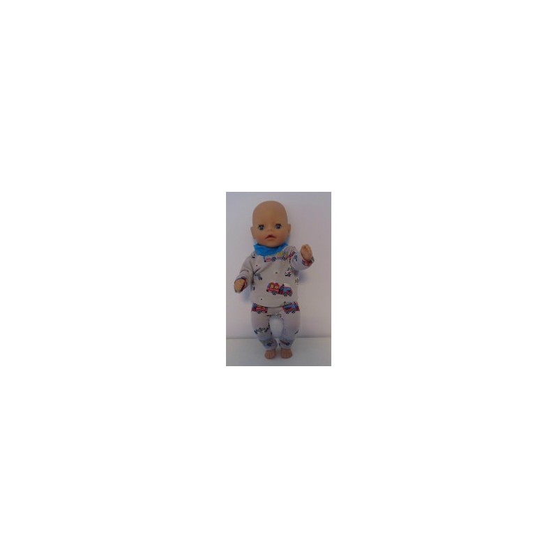 broek setje hulpdiensten baby born little 36cm