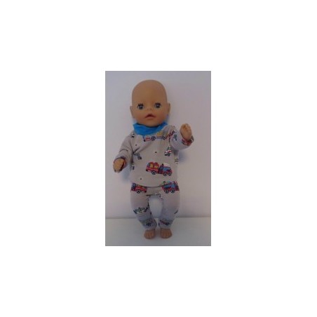broek setje hulpdiensten baby born little 36cm