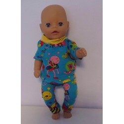 broek setje bugs baby born little 36cm