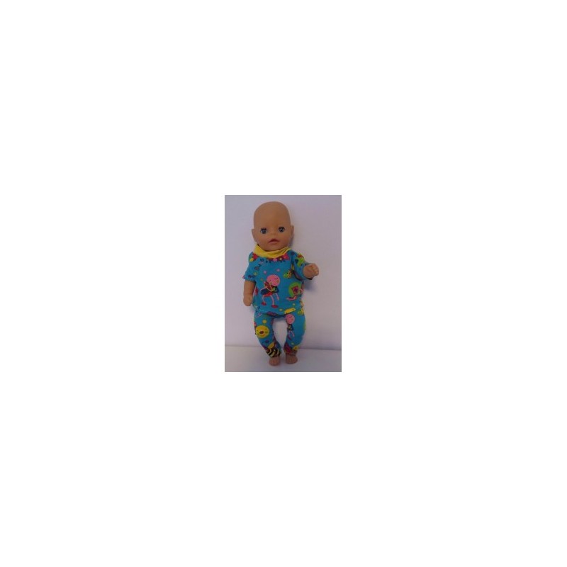 broek setje bugs baby born little 36cm