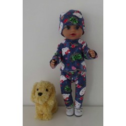 broek setje hello kitty baby born little 36cm