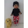 broek setje lieveheersbeestje baby born little 36cm