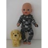 broek setje auto's baby born little 36cm