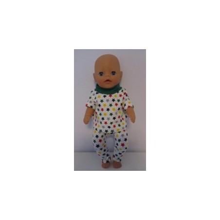 broek setje sterren baby born little 36cm