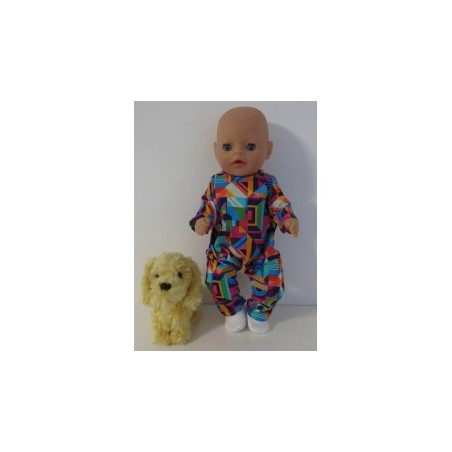 slobpak gekleurd baby born little 36cm