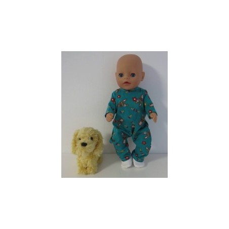 slobpak groen konijnen baby born little 36cm