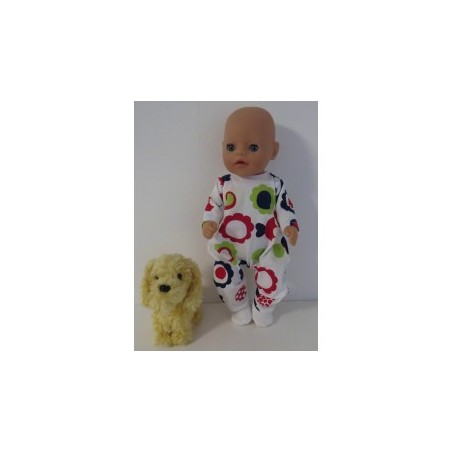 slobpak bloemen baby born little 36cm