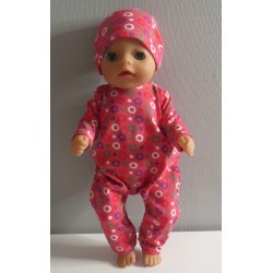 slobpak hard roze baby born little 36cm