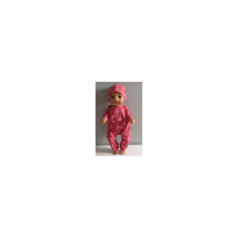 slobpak hard roze baby born little 36cm