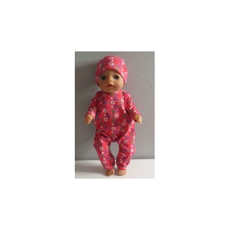 slobpak hard roze baby born little 36cm