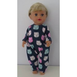 slobpak katten baby born little 36cm