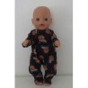slobpak donker blauw leeuwen baby born little 36cm