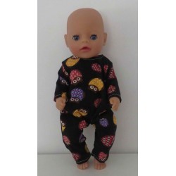 slobpak uilen baby born little 36cm