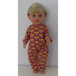 slobpak regenboog baby born little 36cm