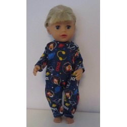 slobpak space rendieren baby born little 36cm