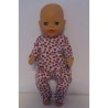 slobpak roze hartjes baby born little 36cm