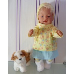 colltrui setje geel baby born 43cm