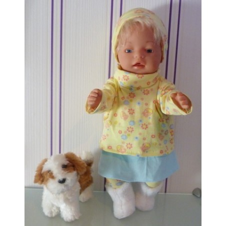 colltrui setje geel baby born 43cm
