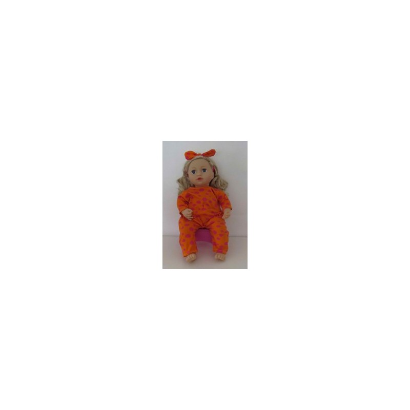 slobpak oranje wolken  baby annabell 43cm