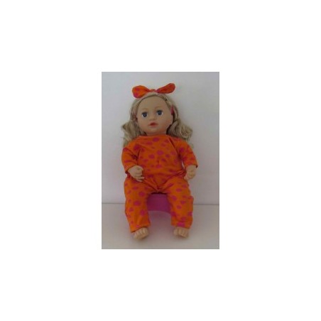 slobpak oranje wolken  baby annabell 43cm