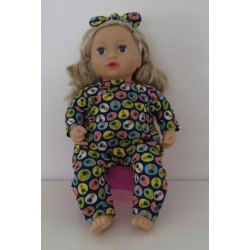 babypak blauw annanas baby annabell 43cm
