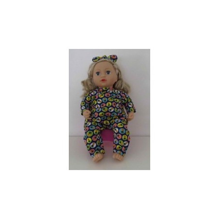 babypak blauw annanas baby annabell 43cm