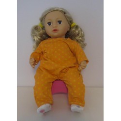 slobpak oranje sterren  baby annabell 43cm