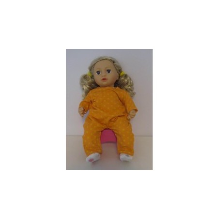slobpak oranje sterren  baby annabell 43cm