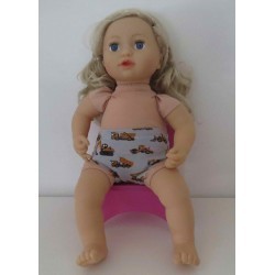 onderbroek bouwwagens  baby annabell 43cm