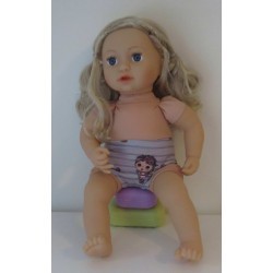 onderbroek grijs meisje  baby annabell 43cm