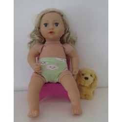 onderbroek wolken  baby annabell 43cm