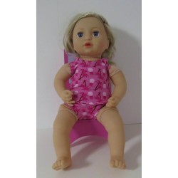 ondergoed roze tropical baby annabell 43cm