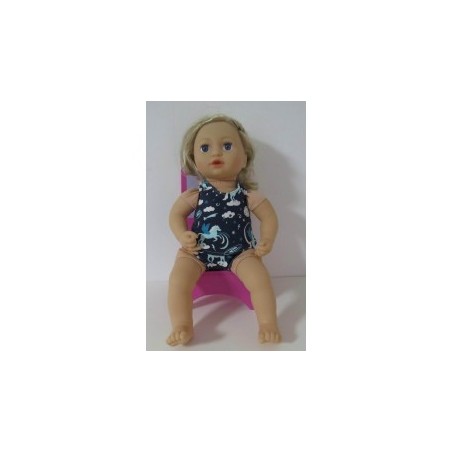 ondergoed donker blauw eenhoorn baby annabell 43cm