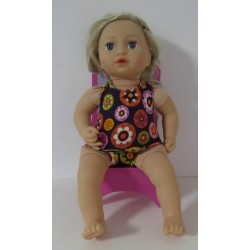 ondergoed paars bloemen baby annabell 43cm