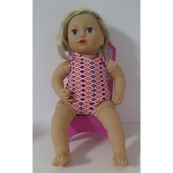 ondergoed roze geruit  baby annabell 43cm