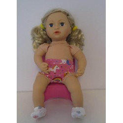 onderbroek roze eenhoorn baby annabell 43cm