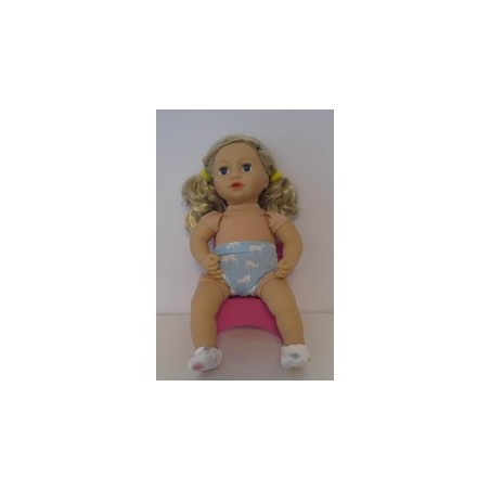 onderbroek blauw hertje baby annabell 43cm