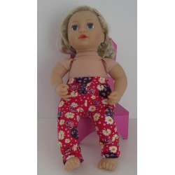legging rood lieveheersbeestjes  baby annabell 43cm