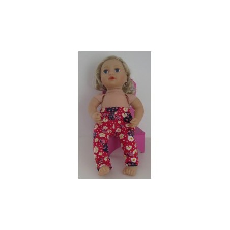 legging rood lieveheersbeestjes  baby annabell 43cm