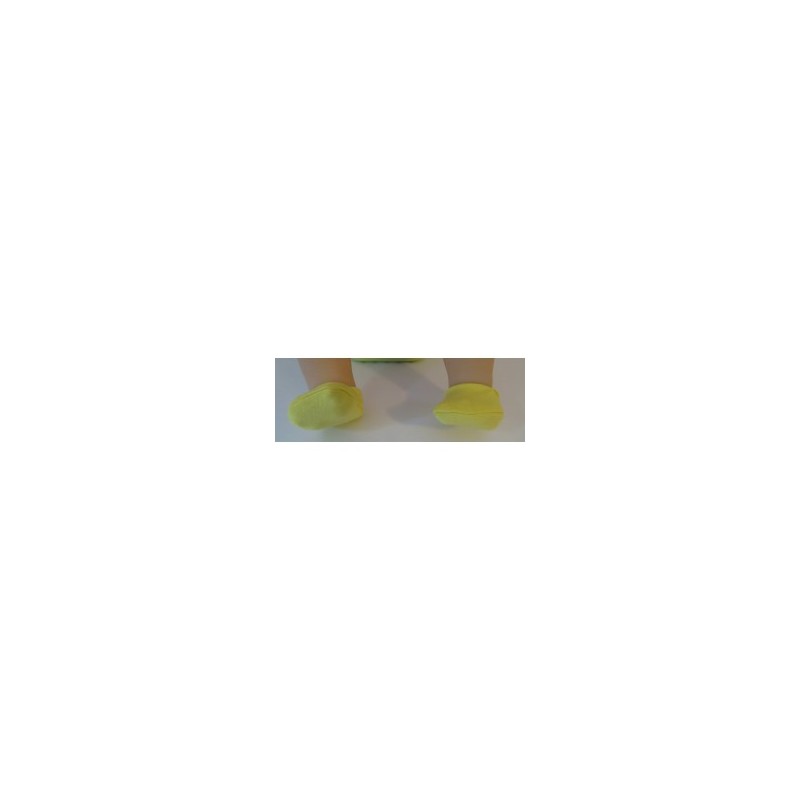 sloffen geel baby annabell 43cm