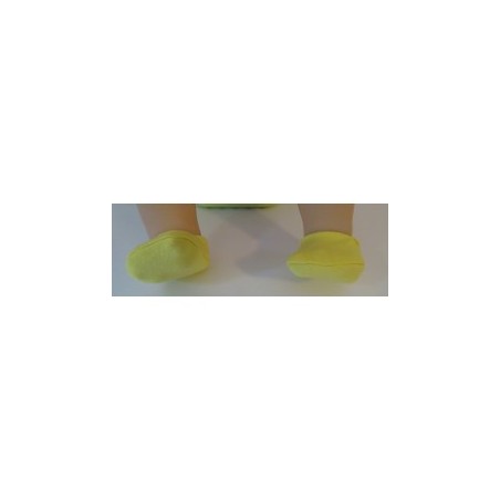sloffen geel baby annabell 43cm