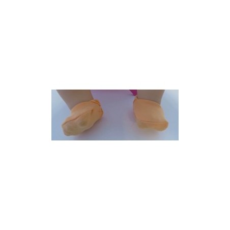 sloffen zalm roze baby annabell 43cm