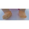 sloffen zalm roze baby annabell 43cm