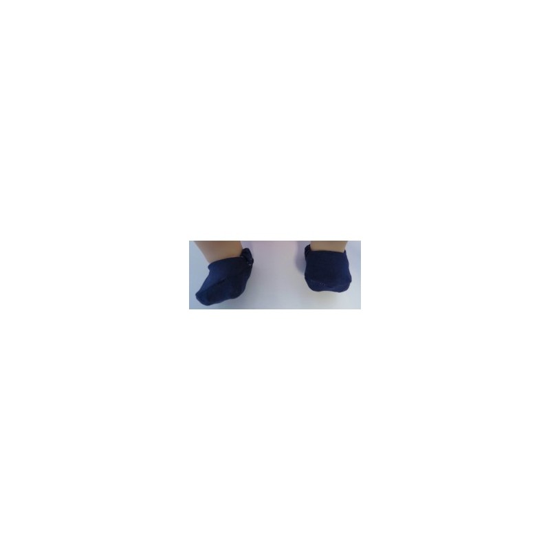 sloffen donker blauw baby annabell 43cm