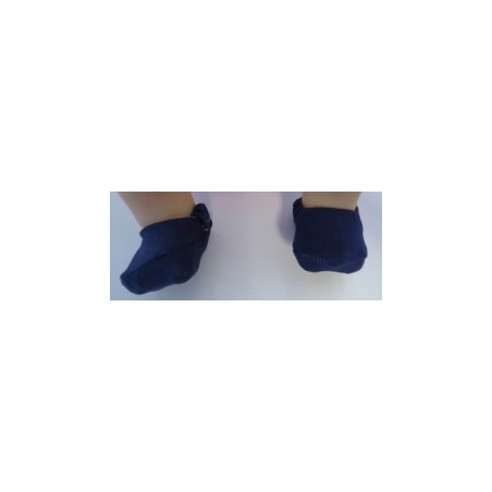 sloffen donker blauw baby annabell 43cm