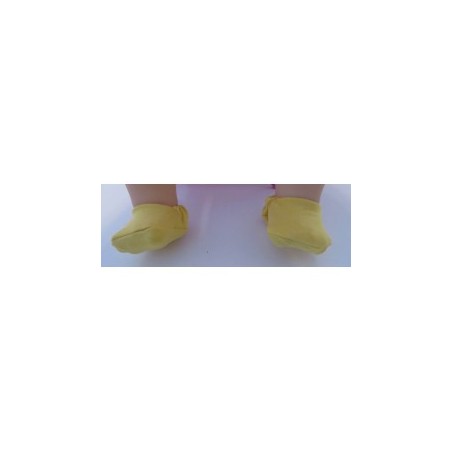 sloffen oker geel baby annabell 43cm