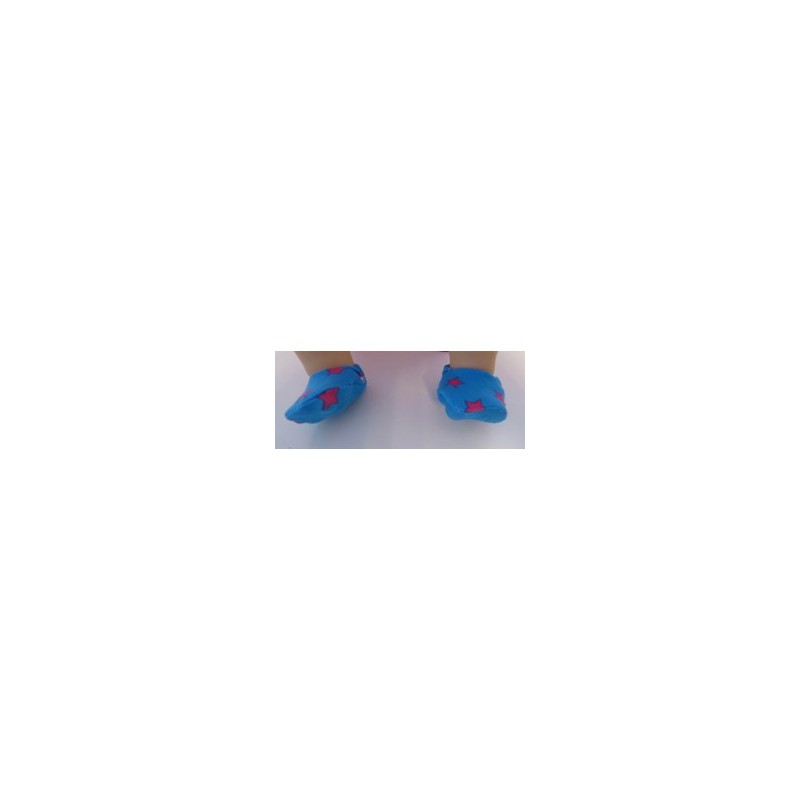 sloffen blauw sterren baby annabell 43cm