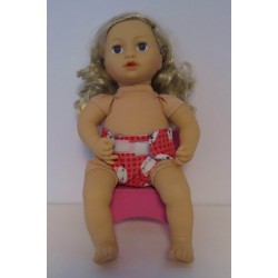 luier roze kat baby annabell 43cm